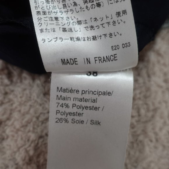 SONIA RYKIEL DARK NAVY BLUE SHORTS Size 38 - Picture 3 of 16